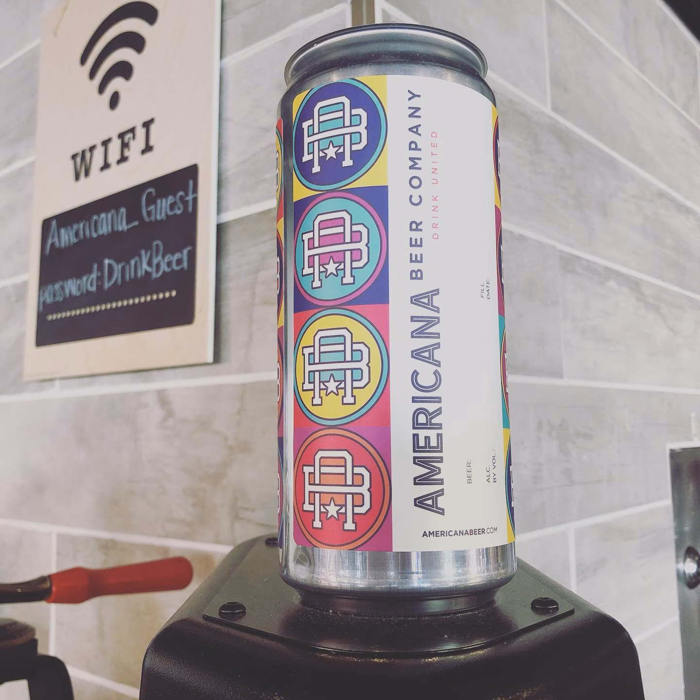 Americana Beer Co. Crowler