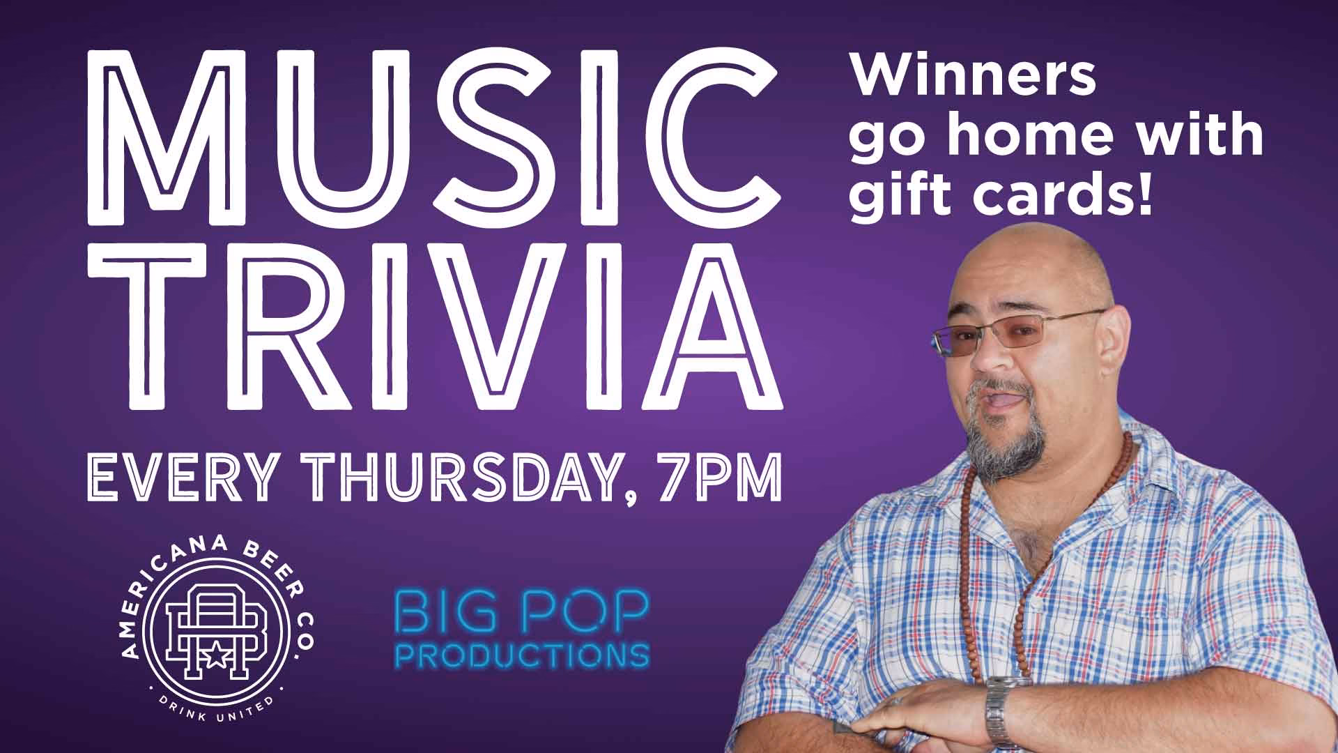 Americana Beer Co Music Trivia