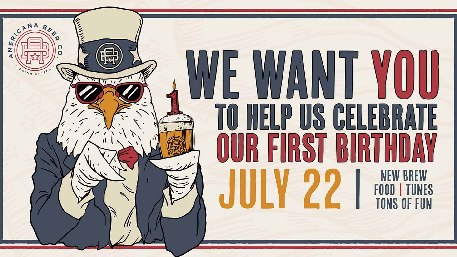 Americana Beer Co. Celebrates First Anniversary July 22, 2023