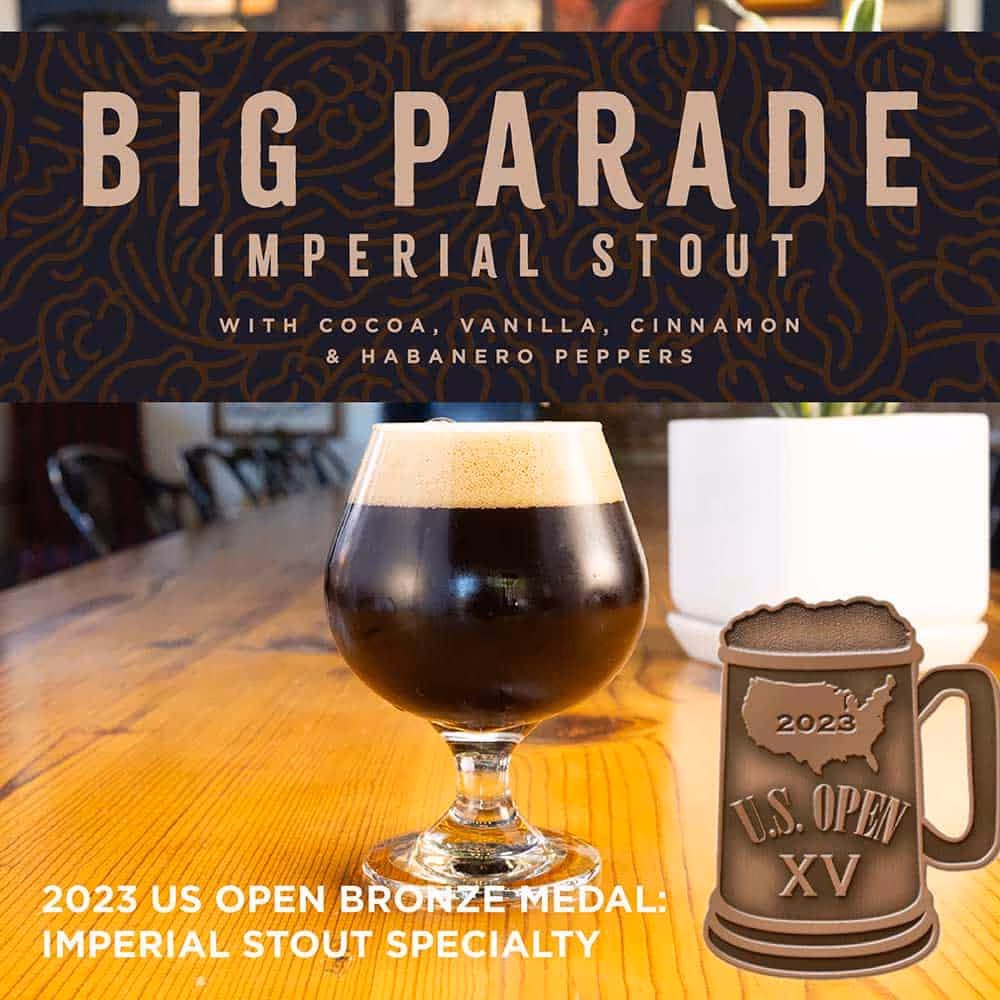 Big Parade Imperial Stout 2023 US Open Bronze Medal
