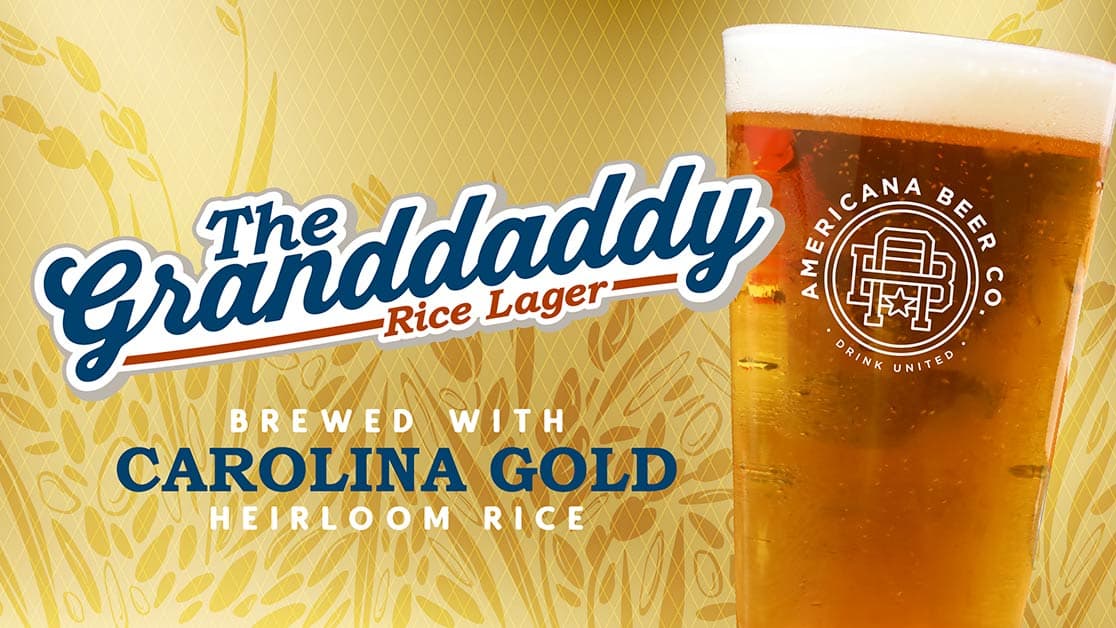 Americana Beer Co. The Granddaddy Carolina Gold Rice Lager