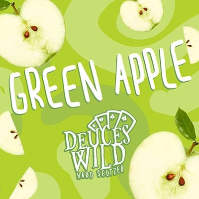 Americana Beer Co. Deuces Wild Hard Seltzer - Green Apple